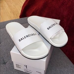 men balenciaga slides